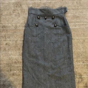 Plenty by Tracy Reese chevron skirt size 0